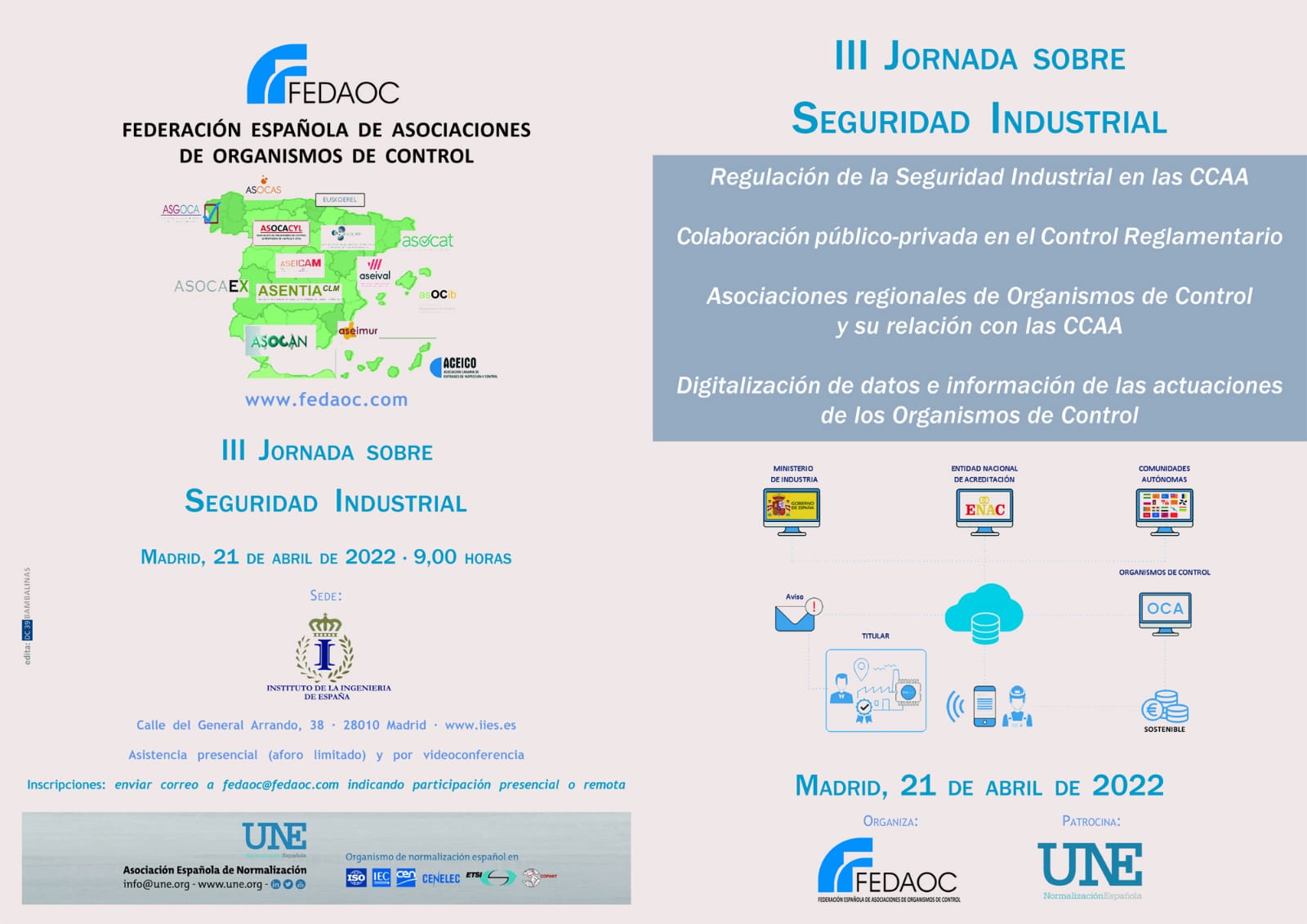 Organizamos nuestra III jornada de Seguridad Industrial FEDAOC