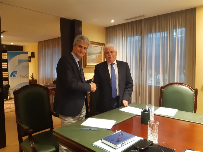 FENIE y FEDAOC firman un convenio de colaboración en materia de seguridad industrial
